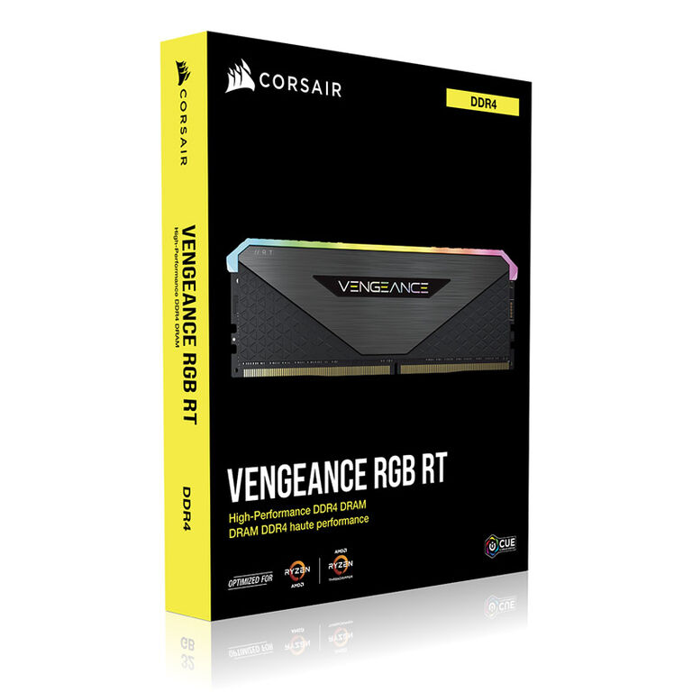 Corsair Vengeance RGB RT, DDR4-3200, CL16 - 128 GB Quad-Kit, schwarz image number 8