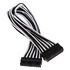 PHANTEKS 24-Pin ATX Extension 50cm - sleeved black/white image number null