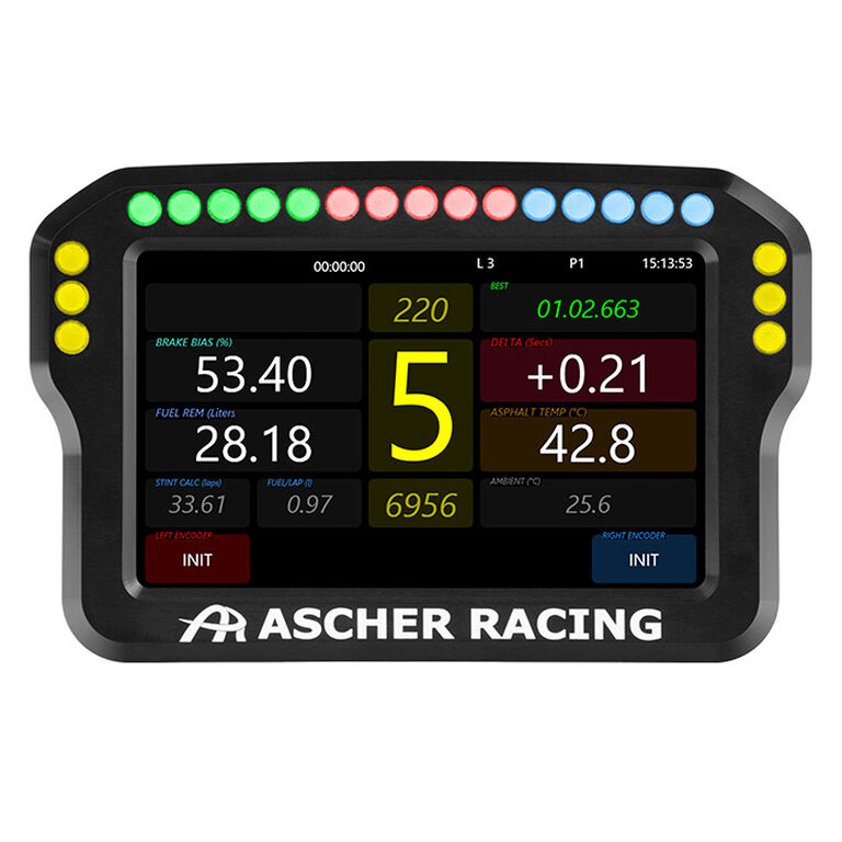 Ascher Racing Dashboard 4" image number 1