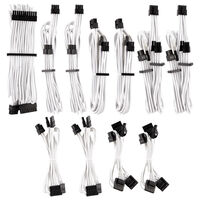 Corsair Premium Pro Sleeved Cable Set (Gen 4) - white