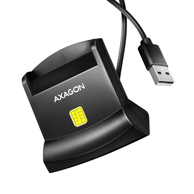 AXAGON CRE-SM4N USB Smart Card StandReader image number 1