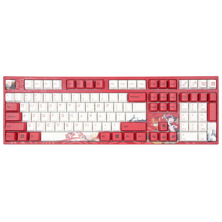 Varmilo VEA108 Koi Gaming Keyboard, MX-Silent-Red, white LED - US Layout image number 2