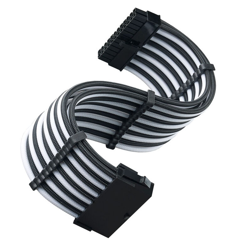 SilverStone ATX 24-pin cable, 300mm - Black/White image number 0