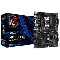 ASRock H670 PG Riptide, Intel H670 Motherboard - Socket 1700, DDR4