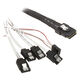 SilverStone SST-CPS03 Mini-SAS to SATA Cable - 50 cm