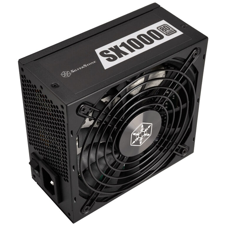 SilverStone SX1000 Platinum SFX-L power supply, 80 PLUS Platinum, fully modular - 1000 Watt image number 1