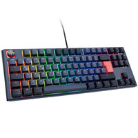 Ducky One 3 Cosmic Blue TKL Gaming Keyboard, RGB LED - MX-Speed-Silver