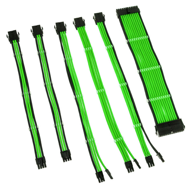 Kolink Core Adept Braided Cable Extension Kit - Green image number 1