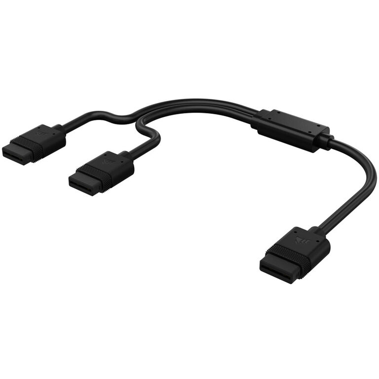 Corsair iCUE LINK Y-Cable Connector straight - black, 60 cm image number 1