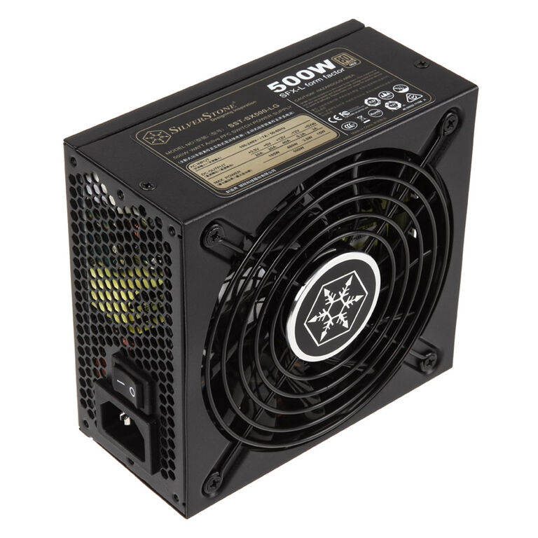 SilverStone SST-SX500-LG v2.1 SFX-L power supply 80 PLUS Gold, modular - 500 Watt image number 1