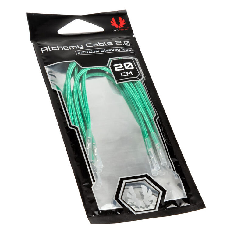 BitFenix Alchemy 2.0 PSU Cable, 5x 20cm - green image number 4