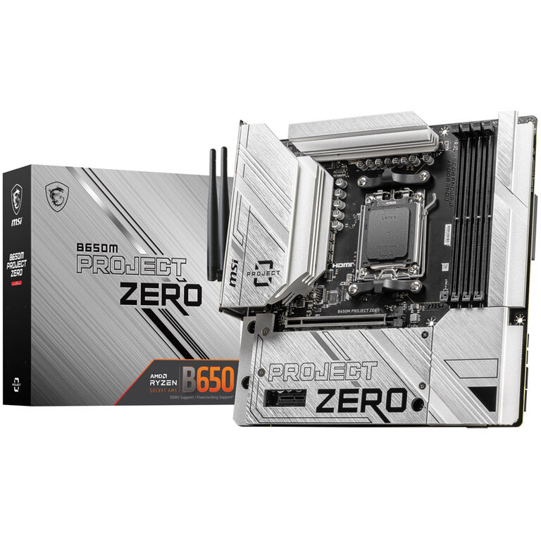 MSI Pro B650M Project Zero, AMD B650 Motherboard - Socket AM5, DDR5 image number 0