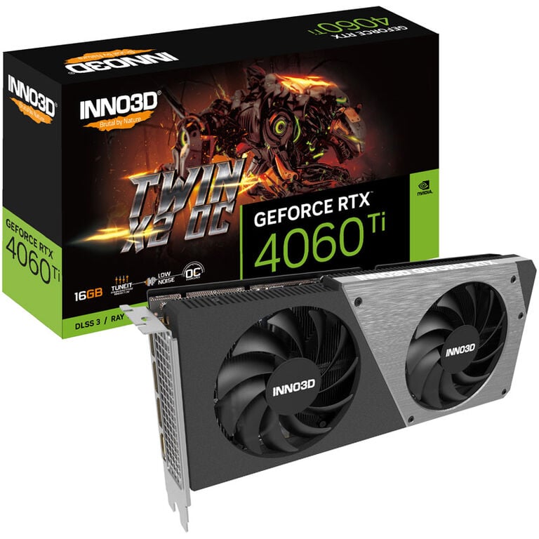 INNO3D GeForce RTX 4060 Ti 16GB Twin X2 OC, 16384 MB GDDR6 image number 0