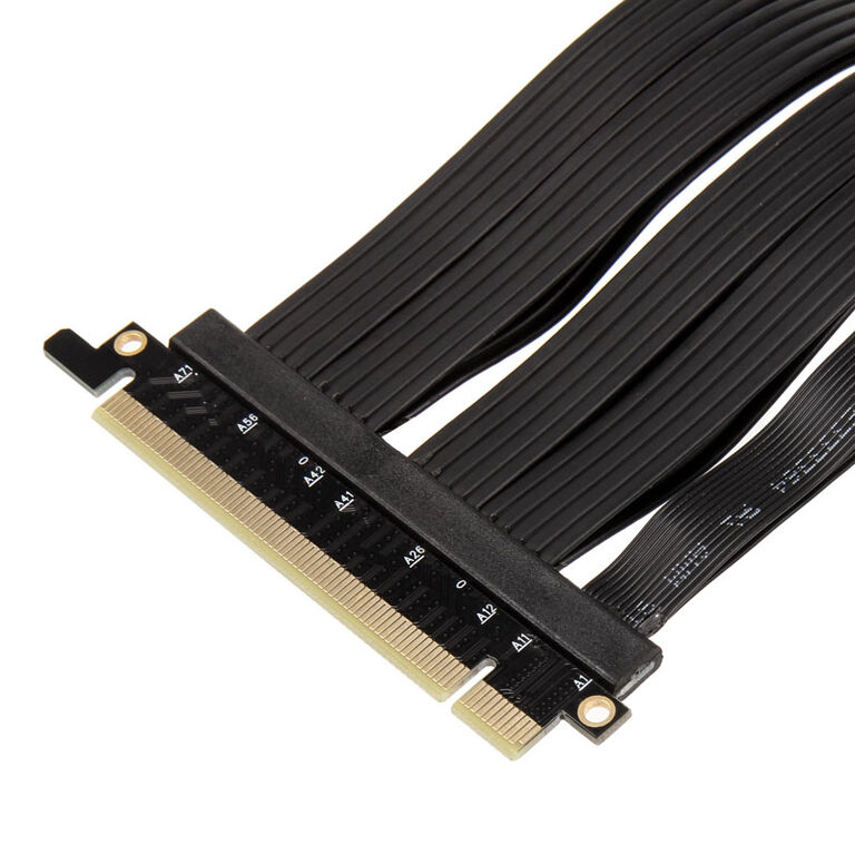 Raijintek Paxx Vertical PCI Slot Bracket + PCIe x16 Riser Flat Ribbon Cable, 20cm image number 5