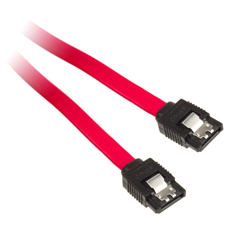 InLine SATA III (6Gb/s) Cable, red - 0.5m image number 0