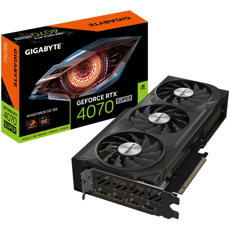 GIGABYTE GeForce RTX 4070 Super Windforce OC 12G, 12288 MB GDDR6X image number 0