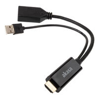 Akasa HDMI to DisplayPort Adapter Cable - black
