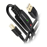 AXAGON ADR-220B active USB 2.0 connection cable, USB-A to USB-B - 20m