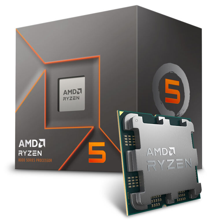 AMD Ryzen 5 8400F 4.7 GHz (Phoenix) AM5 - boxed, with cooler image number 0