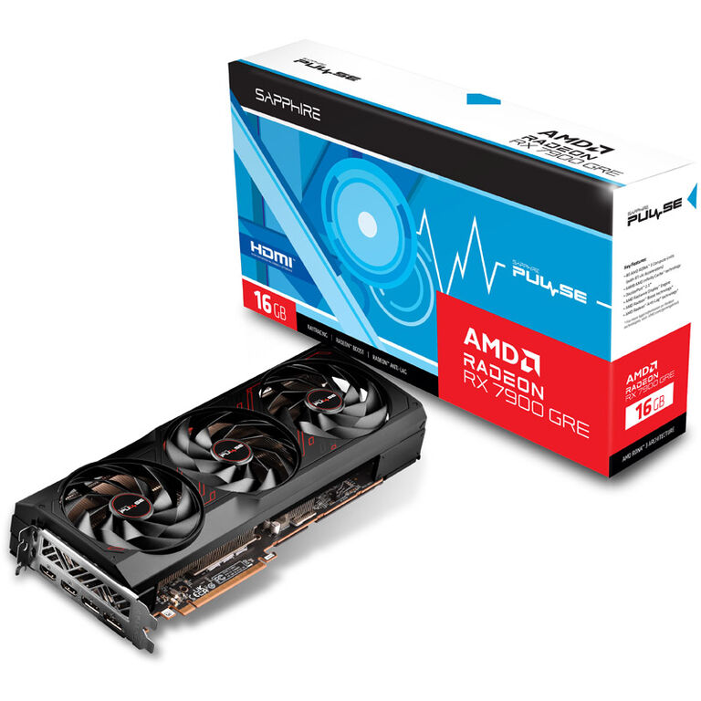 Sapphire Pulse Radeon RX 7900 GRE Gaming OC, 16384 MB GDDR6 image number 0