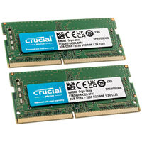 Crucial SO-DIMM, DDR4-3200, CL22 - 16 GB Dual-Kit