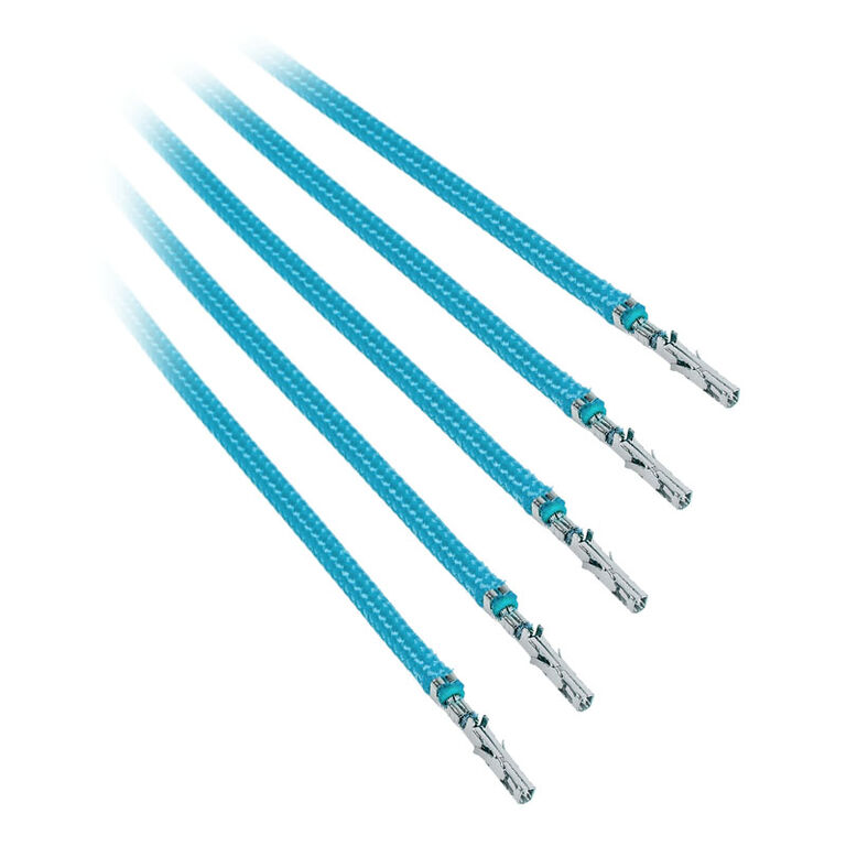 BitFenix Alchemy 2.0 PSU Cable, 5x 60cm - light blue image number 1