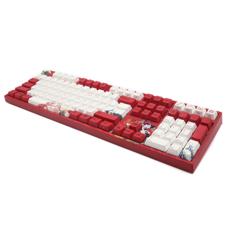 Varmilo VEA108 Koi Gaming Keyboard, MX-Silent-Red, white LED - US Layout image number 1