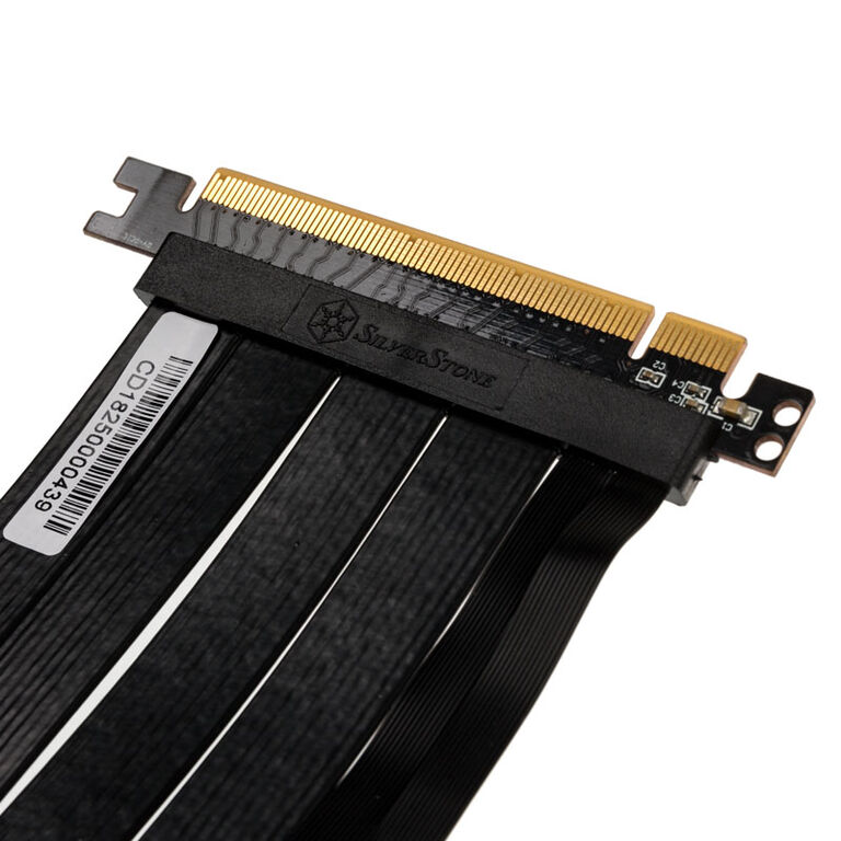 SilverStone Riser flat ribbon cable, 22cm - black image number 3