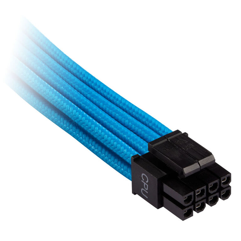 Corsair Premium Sleeved EPS12V ATX12V Cable, Double Pack (Gen 4) - blue image number 1