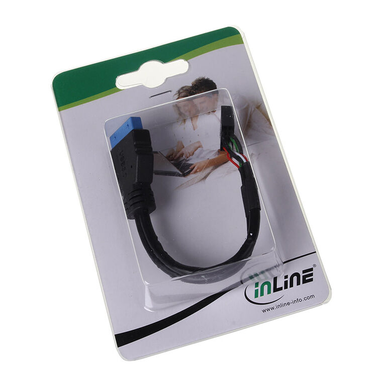 InLine Adapter internal USB 3.0 to internal USB 2.0 - 15cm image number 2