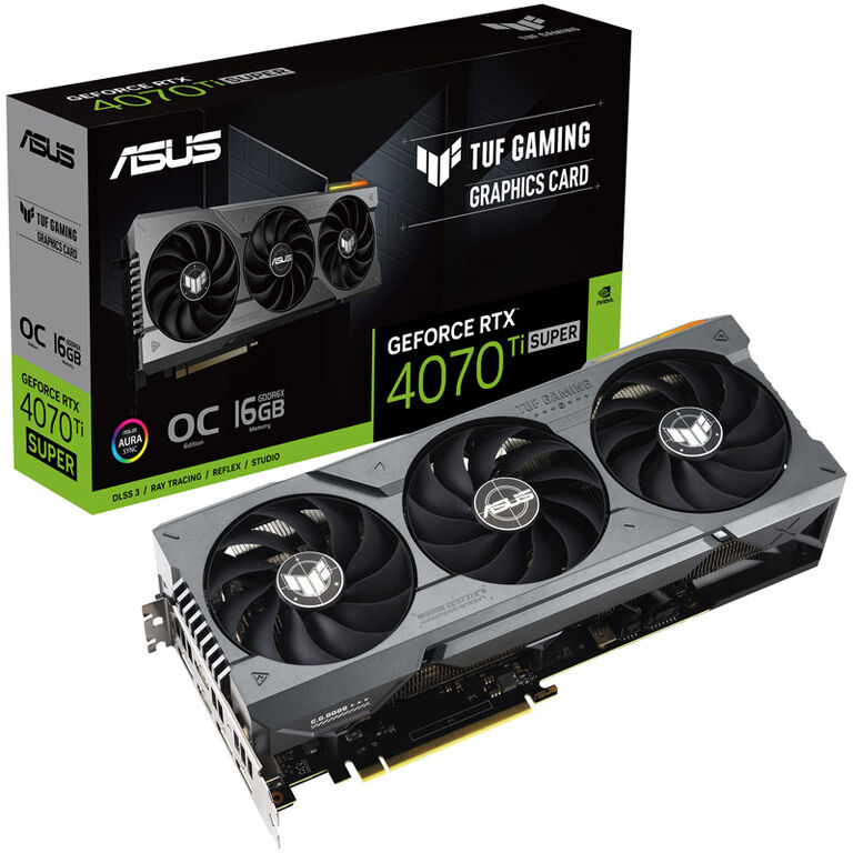 ASUS GeForce RTX 4070 Ti Super TUF O16G, 16384 MB GDDR6X image number 0