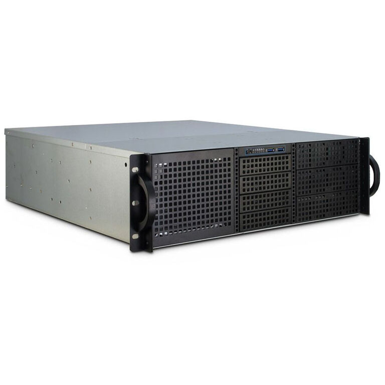 Inter-Tech IPC 3U-30248, 3U Rack Server Chassis - black image number 0