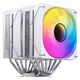 Jonsbo CR-3000 CPU cooler, ARGB - white