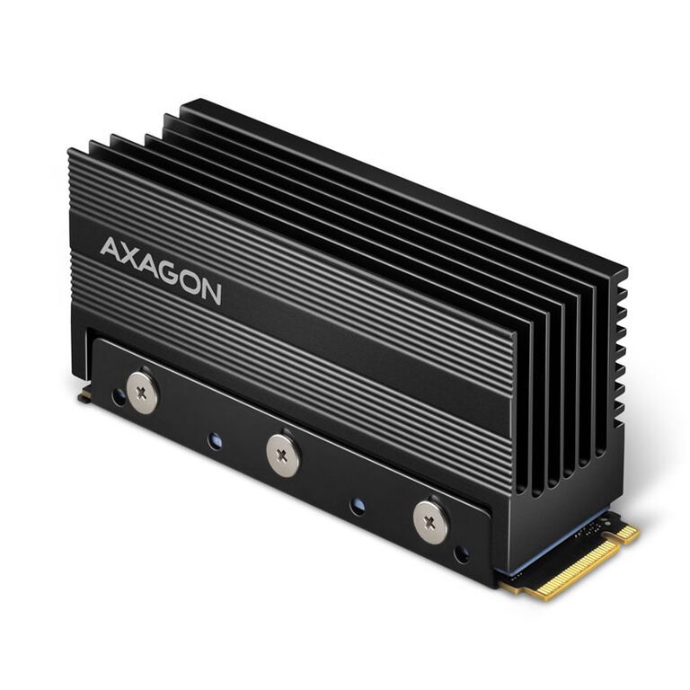 AXAGON CLR-M2XL passive - M.2 SSD, 2280 - Aluminium-Heatspreader mit Kühlrippen image number 0