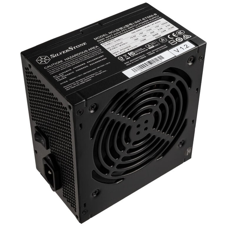 SilverStone SST-ET550-B v1.2 ATX Power Supply 80 PLUS Bronze - 550 Watt image number 1