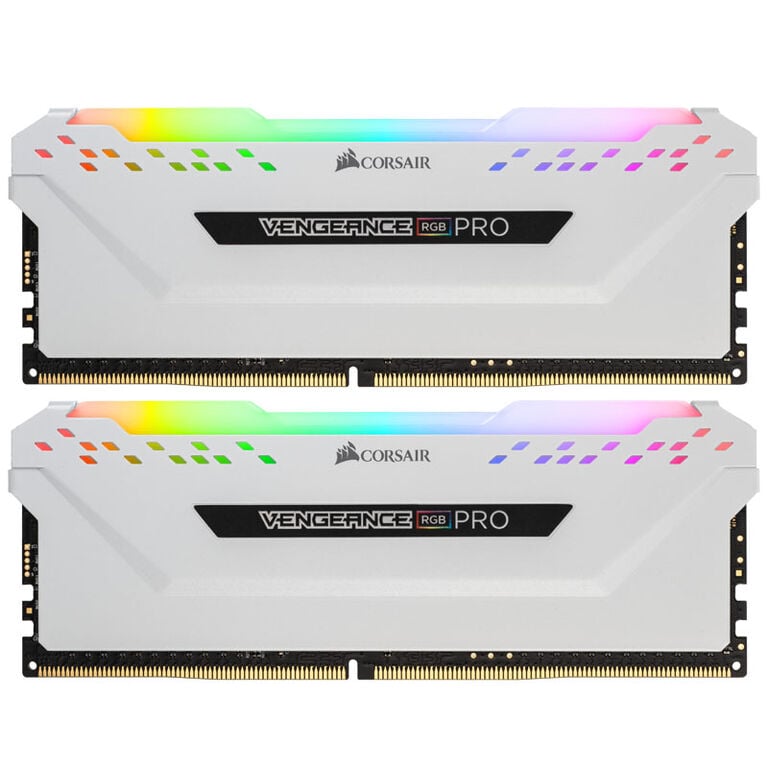 Corsair Vengeance RGB Pro white, DDR4-2666, CL16 - 32 GB Dual-Kit image number 1