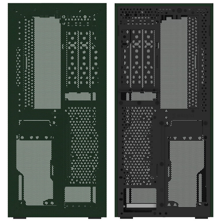 Ssupd Meshroom S Mini ITX Case, PCIe 4.0 - green image number 3