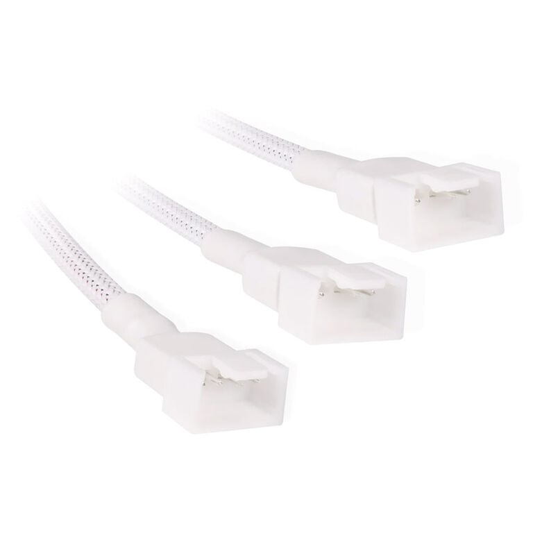 Alphacool Y-Splitter 4-pin to 3x 4-pin PWM 15cm - white image number 1