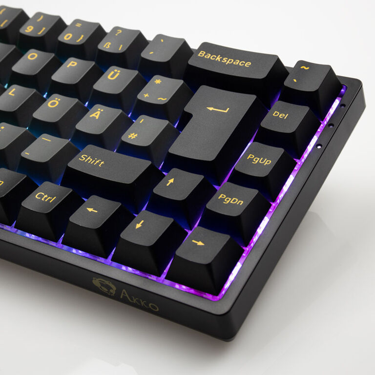 AKKO 3068B Plus Black&Gold Wireless Gaming Keyboard - CS-Switch Jelly Purple image number 4