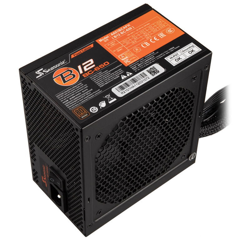 Seasonic B12 BC-650, 80 PLUS Bronze power supply - 650 watts image number 1