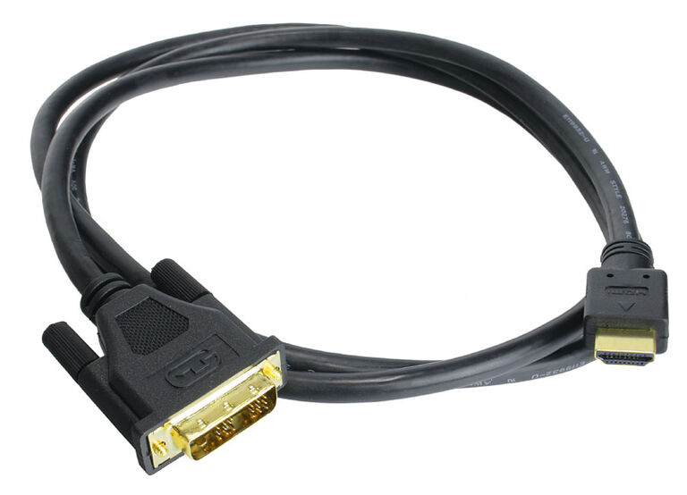 InLine HDMI to DVI Adapter Cable High Speed, black - 1m image number 1