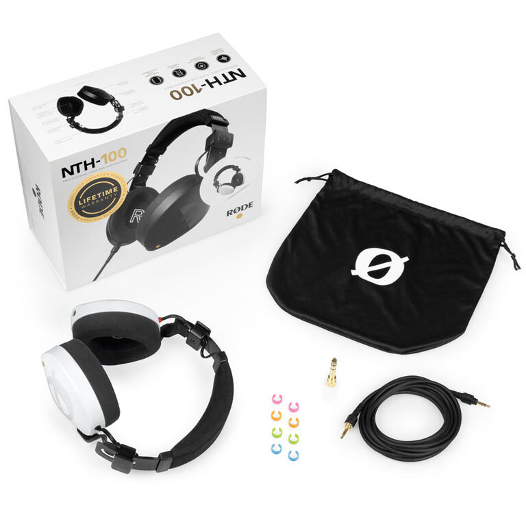 Rode NTH-100 Studio Headphones - White Edition image number 2