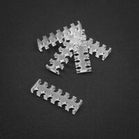 King Mod Service 12-Slot Cable Comb 3mm small - clear - set of 5