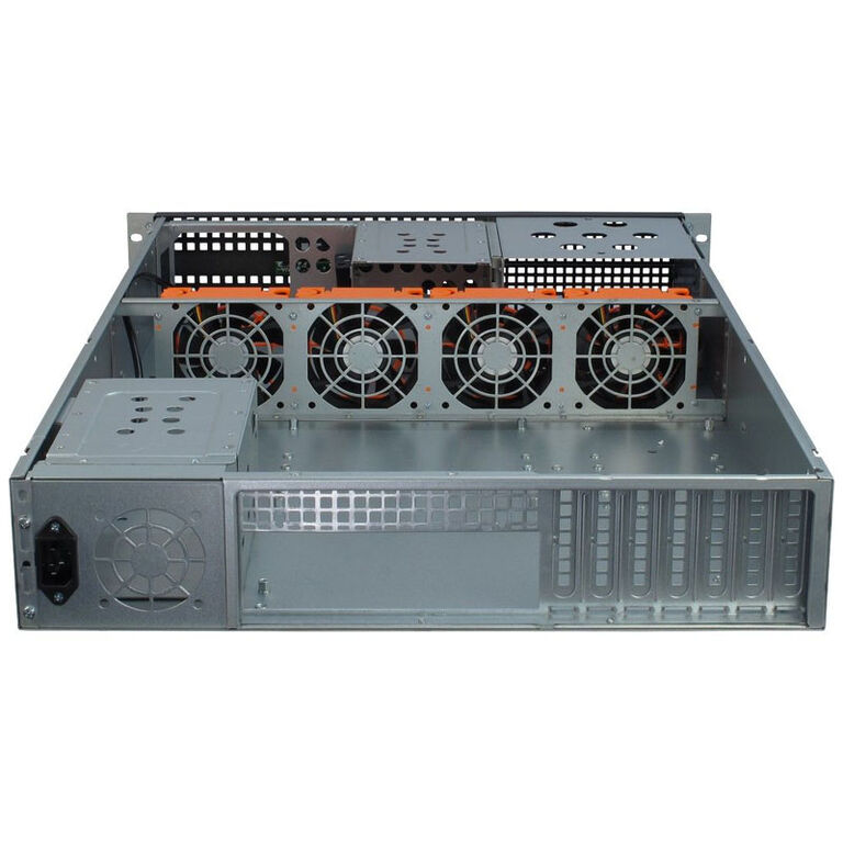 Inter-Tech IPC 2U-2129-N, 19" rack server case - black image number 1