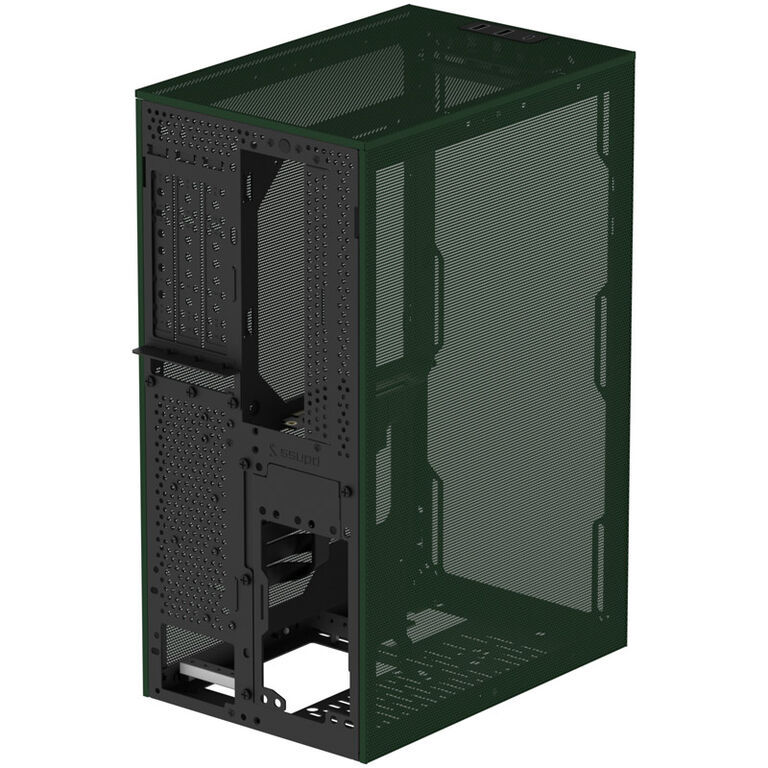 Ssupd Meshroom S Mini ITX Case, PCIe 4.0 - green image number 2