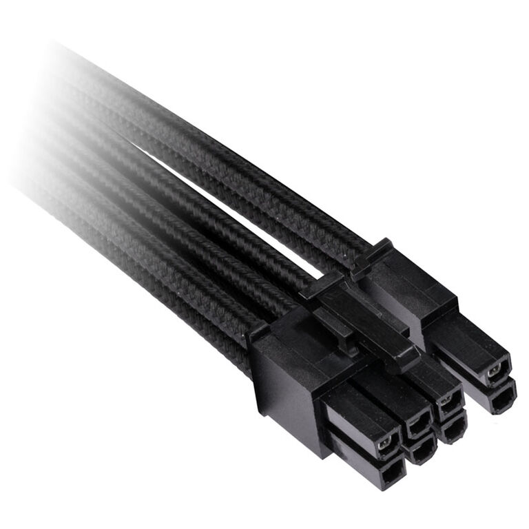 Corsair Premium Sleeved PCIe Single Cable, Double Pack (Gen 4) - black image number 1