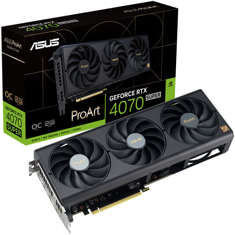 ASUS GeForce RTX 4070 Super ProArt O12G, 12288 MB GDDR6X image number 0