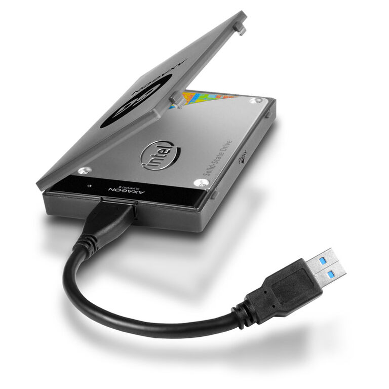 AXAGON ADSA-1S6 SLIMPort6 Adapter, USB 3.0, 2.5" SSD/HDD, SATA 6G - with Case image number 5