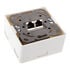 Surface-mounted Cat. 6 inline connection box 2x RJ45 socket, horizontal - white image number null