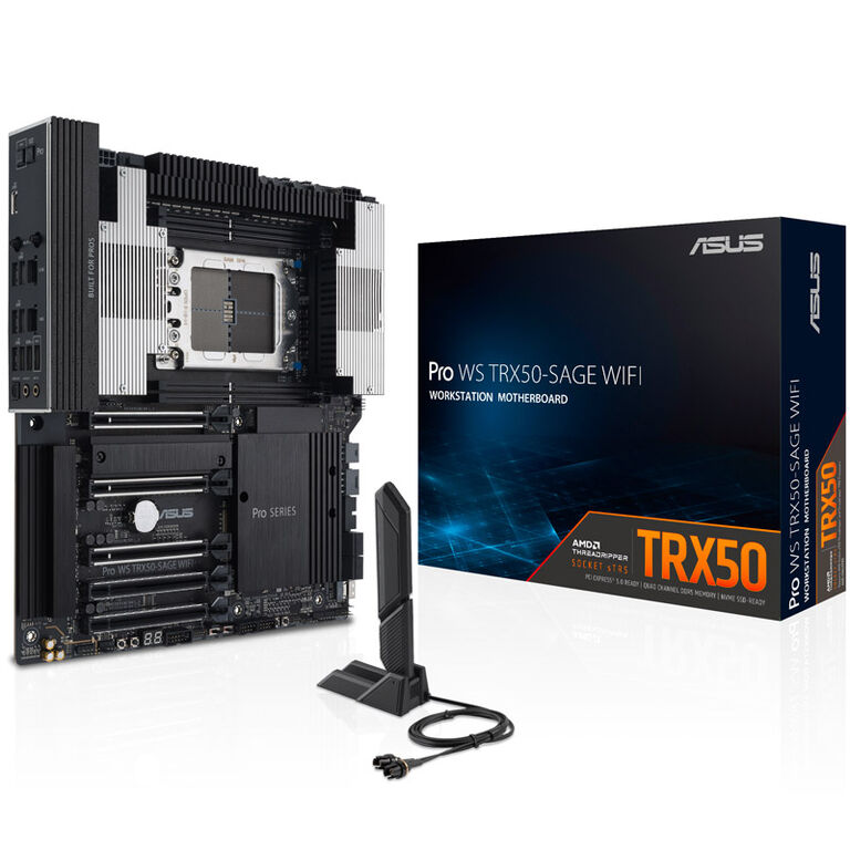 ASUS Pro WS TRX50-Sage WiFi, AMD TRX50 motherboard, socket sTRX4, DDR4 image number 0
